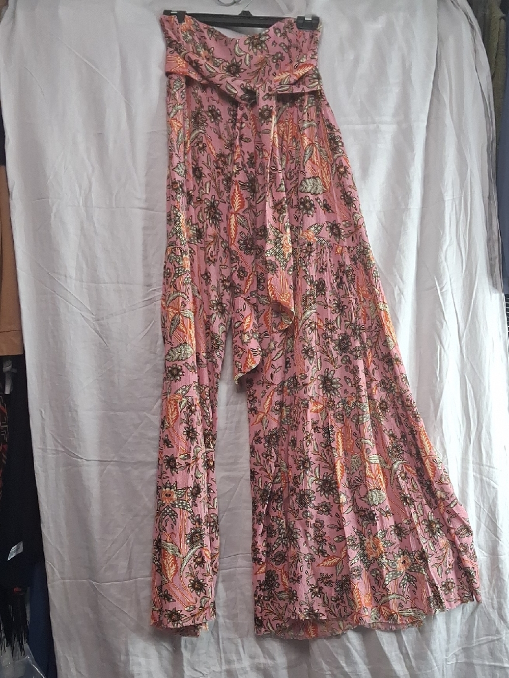 Free People Floral Convertible Jumper/ Leg Boho Pants